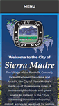 Mobile Screenshot of cityofsierramadre.com